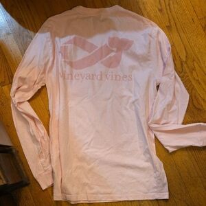 Vineyard Vines Light Pink Whale Logo Shirt